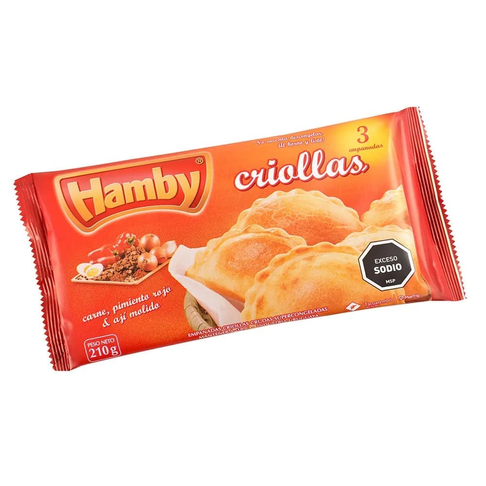 EMPANADAS HAMBY CRIOLLAS X3