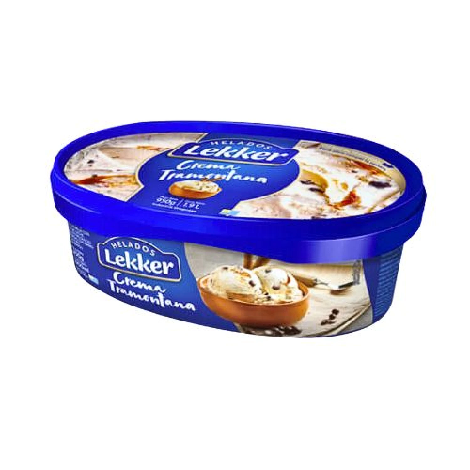 HELADO LEKKER CREMA TRAMONTANA 900 ML.