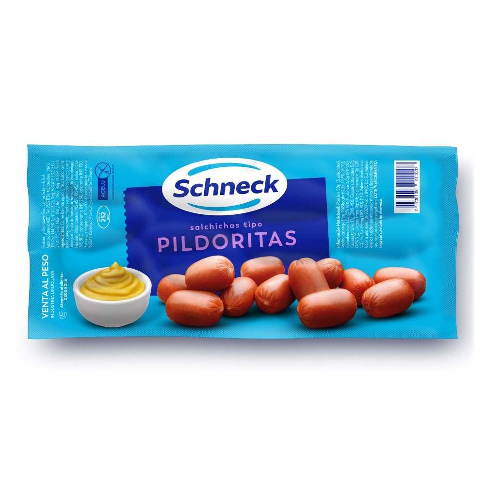 PILDORITAS SCHNECK 480 GRS.