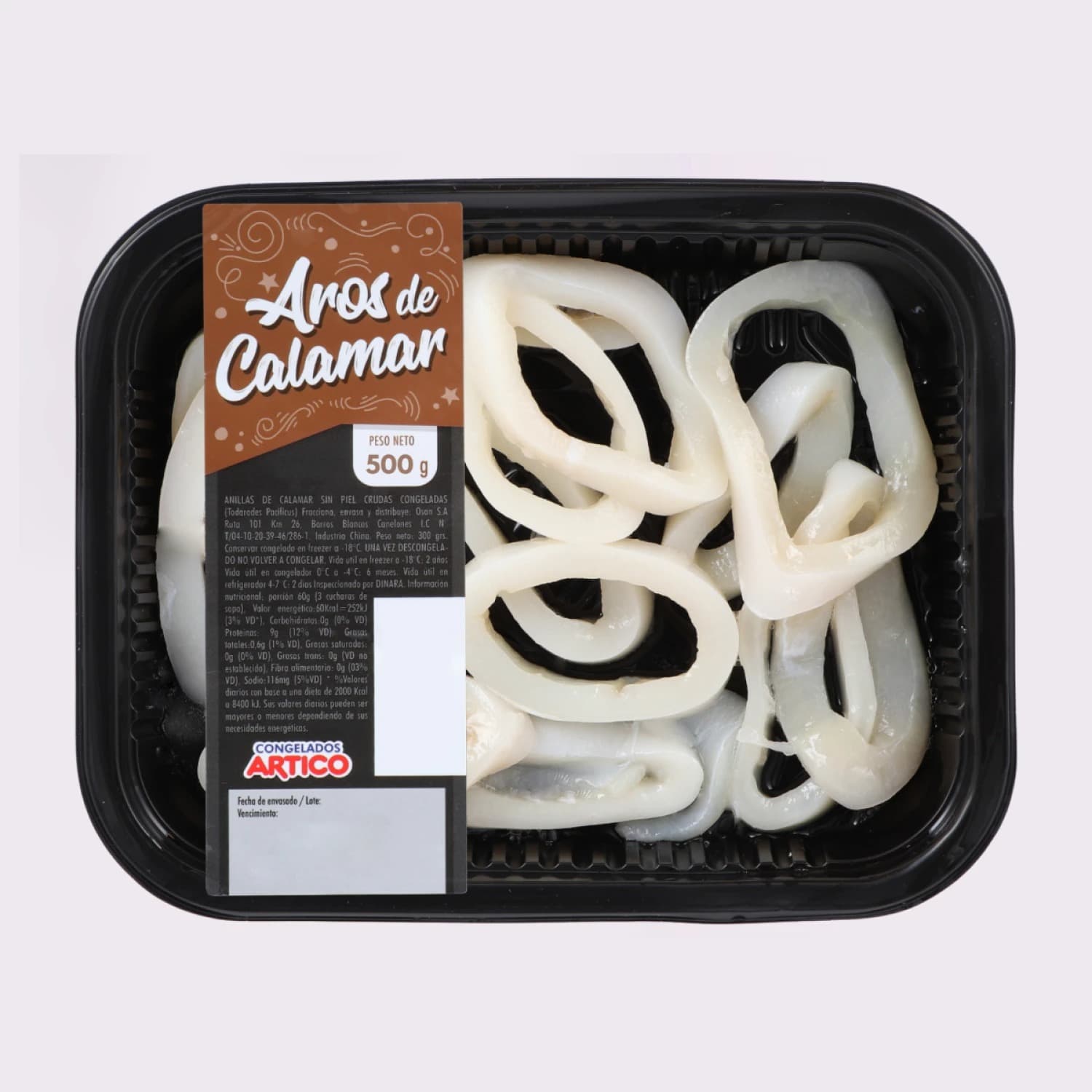 AROS DE CALAMAR 500G