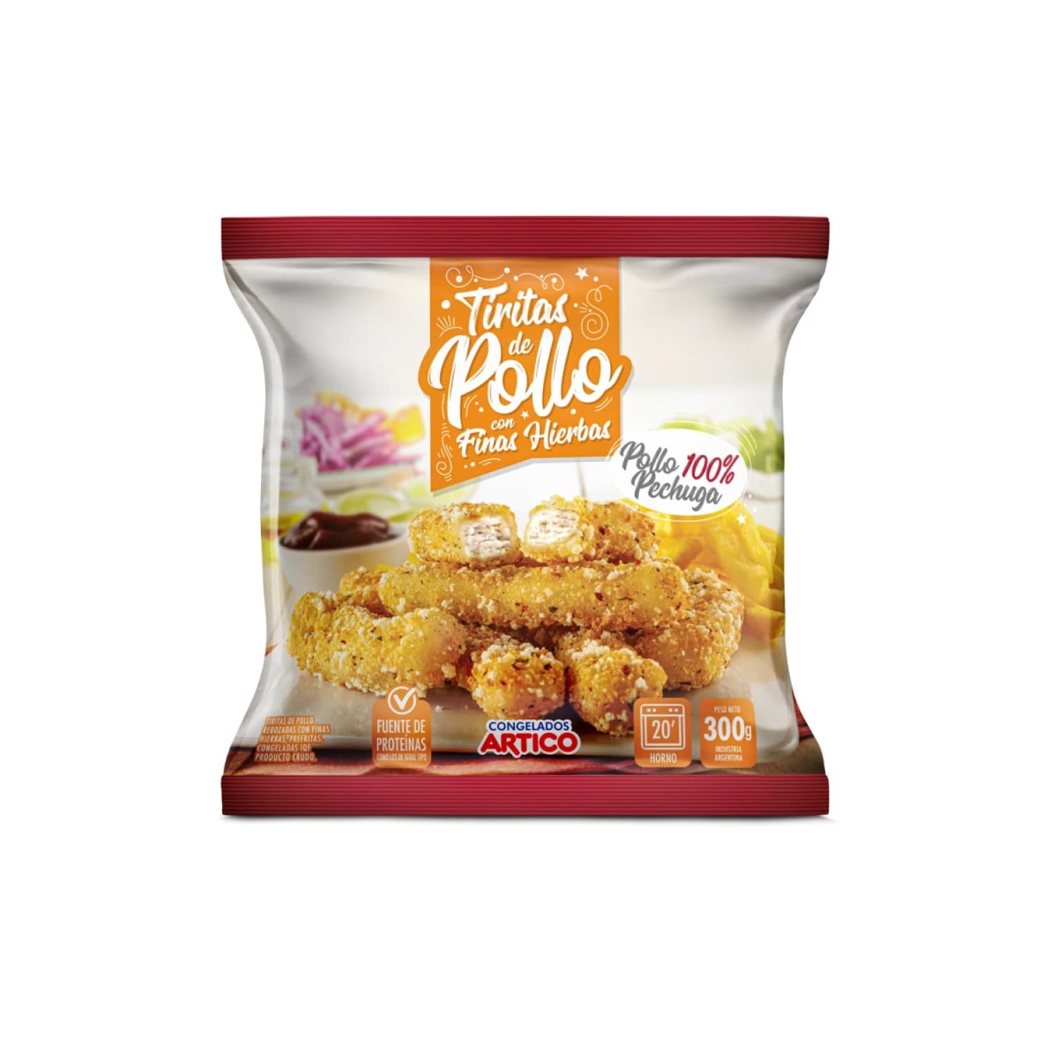 TIRITAS DE POLLO 300GR