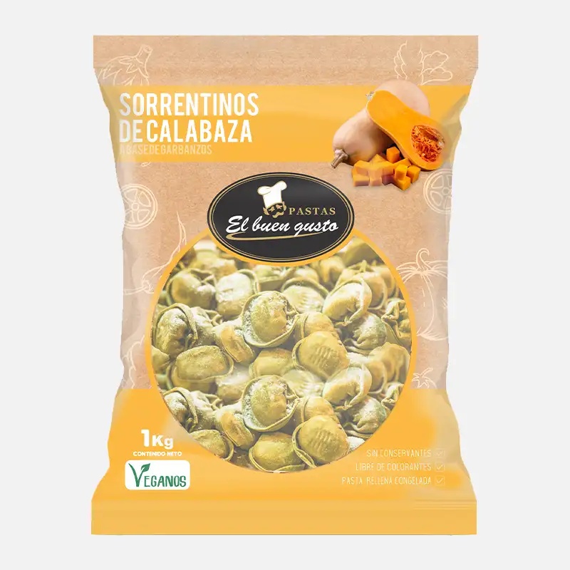 SORRENTINOS VEGANOS CALABAZA 1 KG