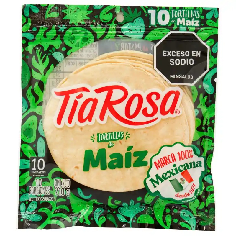 TORTILLA MAIZ TIA ROSA 270 GRS.