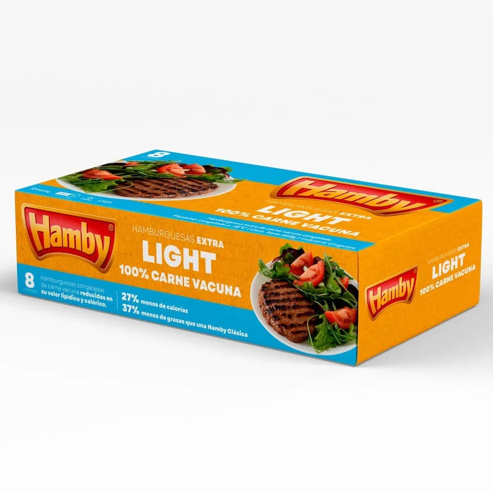 HAMBURGUESAS HAMBY LIGHT X8