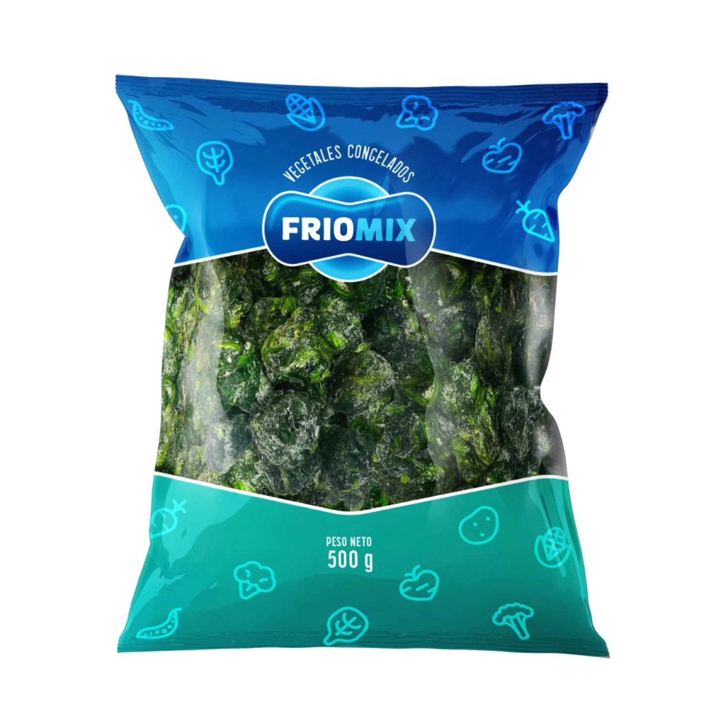 ESPINACA CONGELADA FRIOMIX 500 GR.