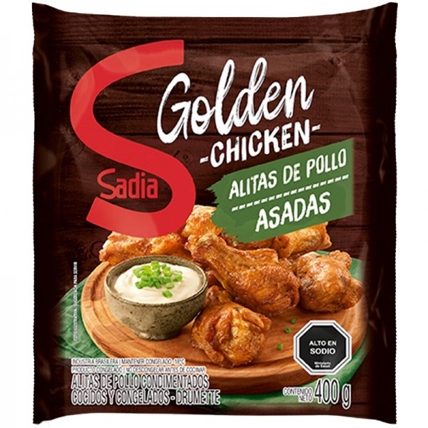 ALITAS DE POLLO GOLDEN CHICKEN SADIA 400 GRS.