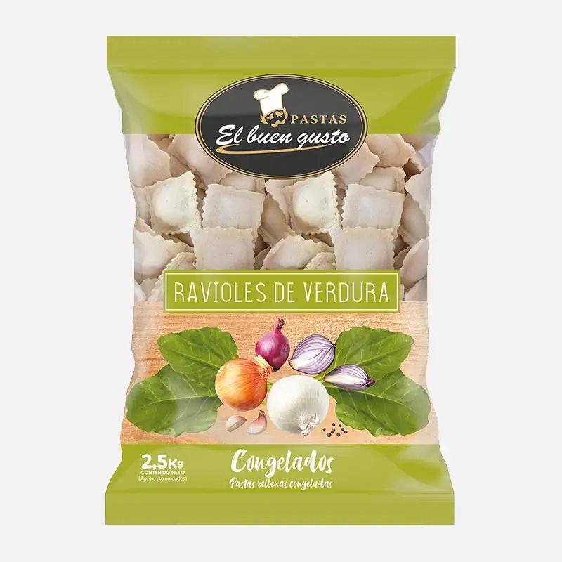 RAVIOLES VERDUERA 2.5 KG.