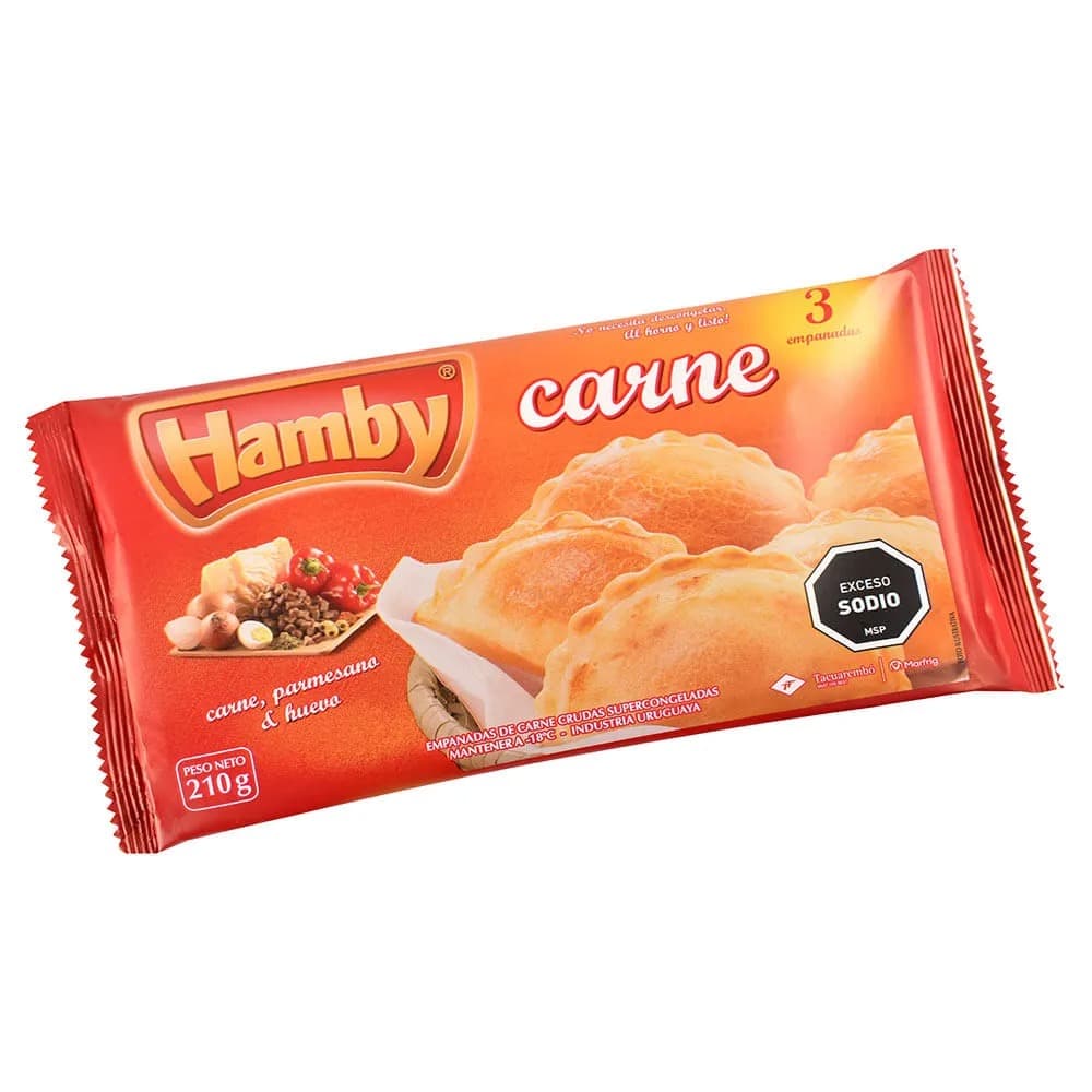 EMPANADAS HAMBY CARNE X3