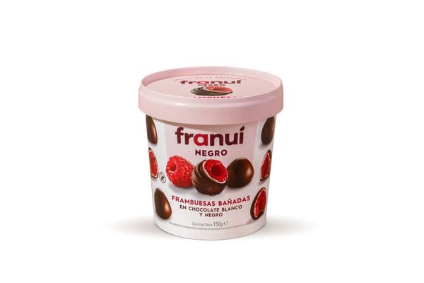 FRANUI FRAMBUESA CHOCOLATE AMARGO 150GRS