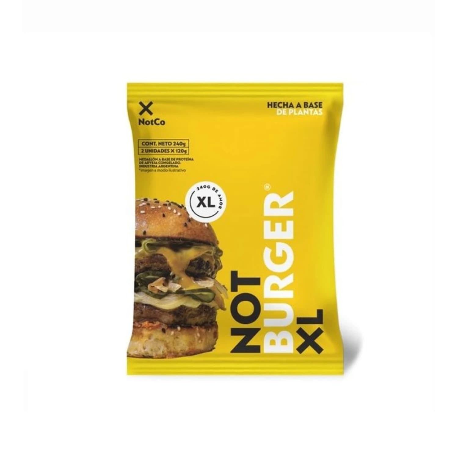 NOT BURGER VEGAN X2 120 G