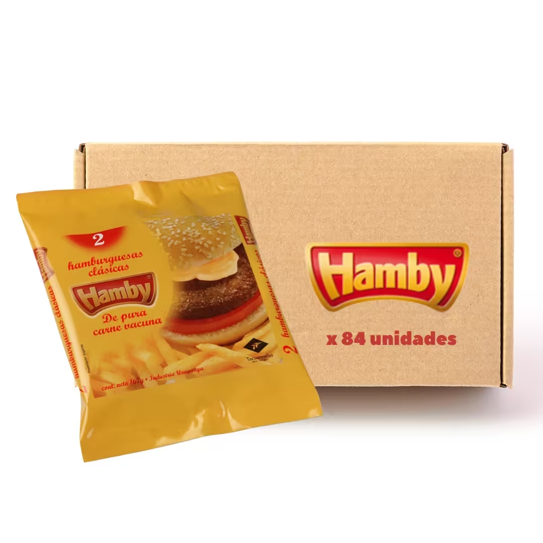 CAJA HAMBURGUESA HAMBY X 84UDS