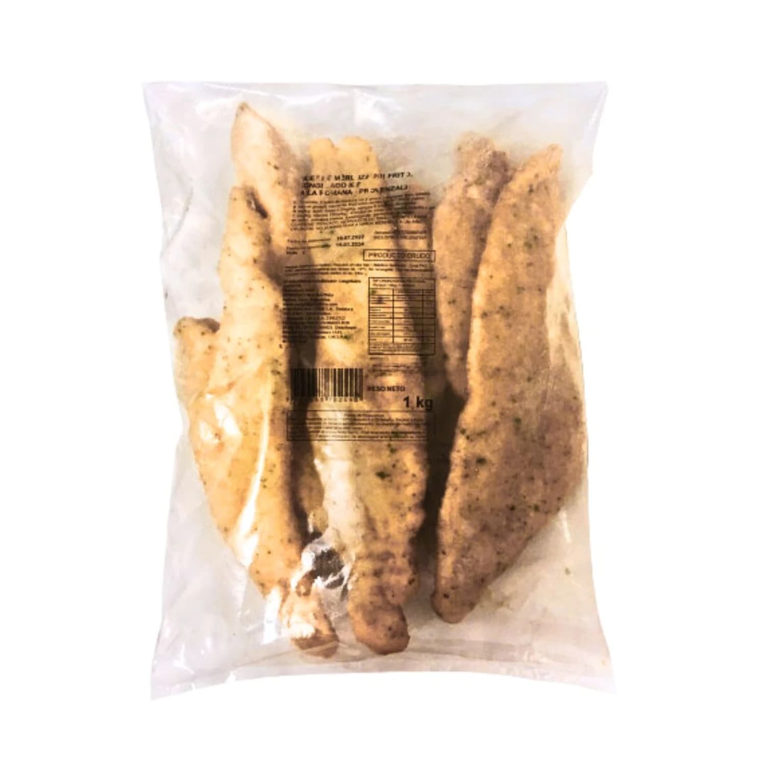 MILANESA DE MERLUZA A LA ROMANA - 1 KG