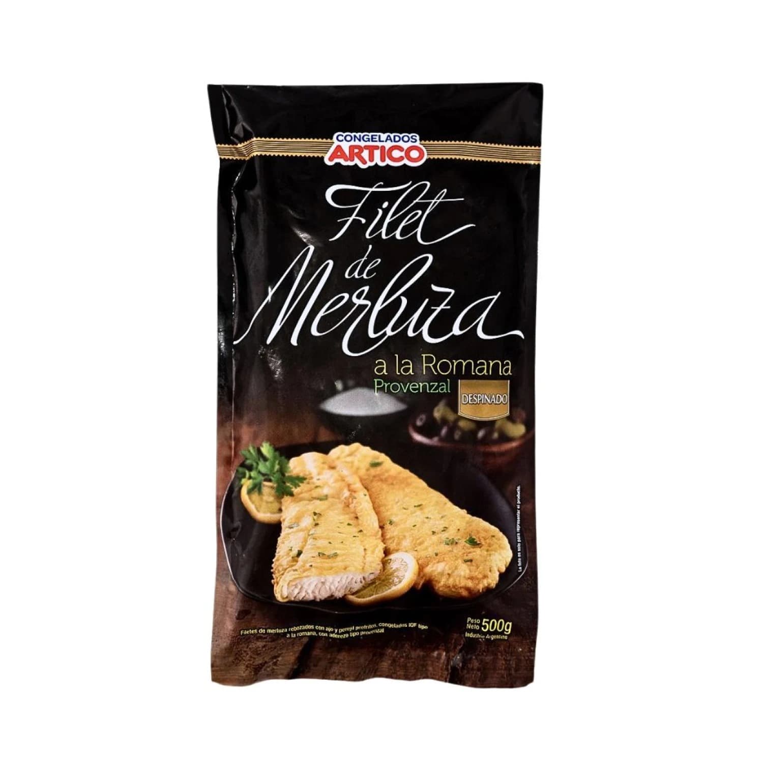 MILANESA MERLUZA ROMANA 500 GRS.