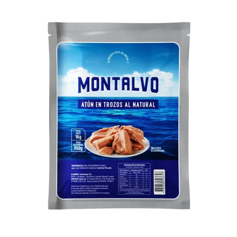 ATUN MONTALVO LOMO NATURAL 1 KG.