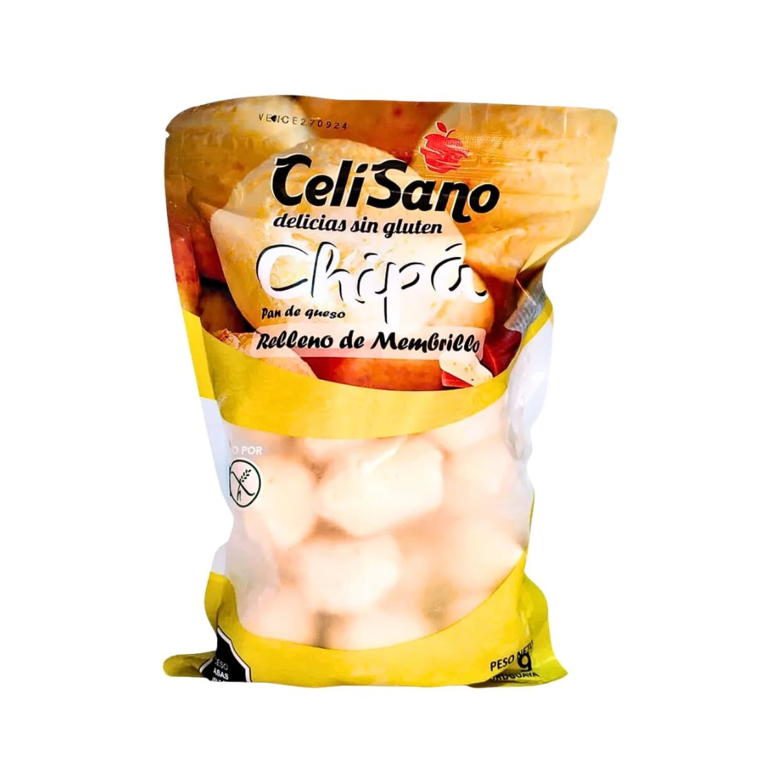 PAN DE QUESO CHIPA CON MEMBRILLO BL 800 GRS.
