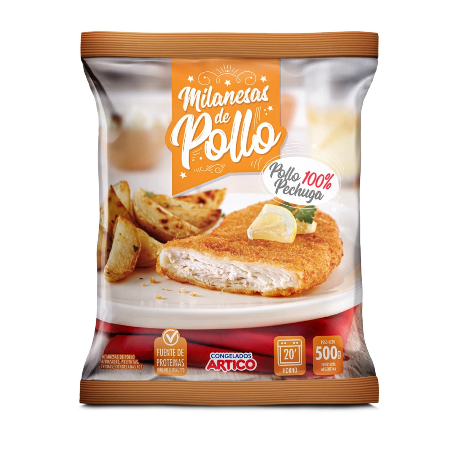 MILANESA POLLO 500 GRS