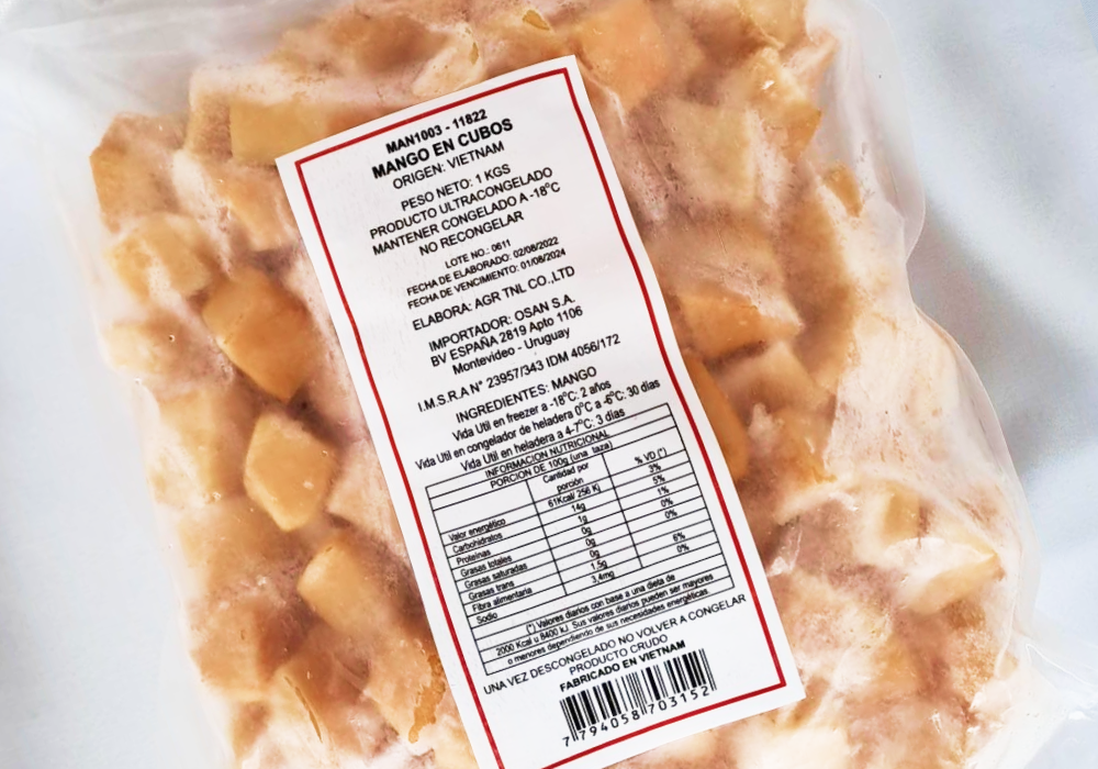 MANGO EN CUBO 1KG