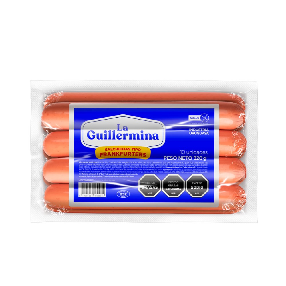 PANCHOS GUILLERMINA X10 320G
