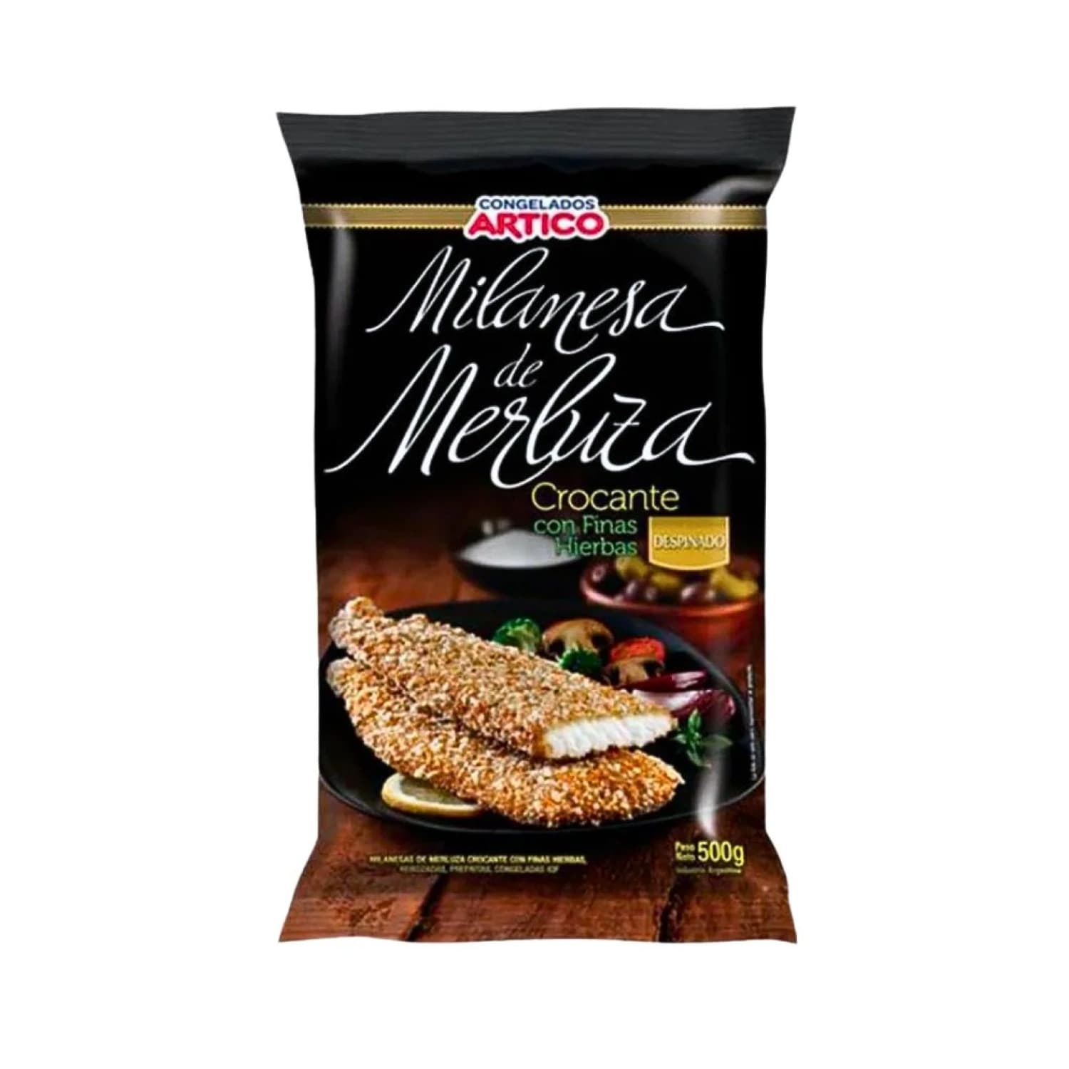 MILANESA DE MERLUZA FINAS HIERBAS 500GR