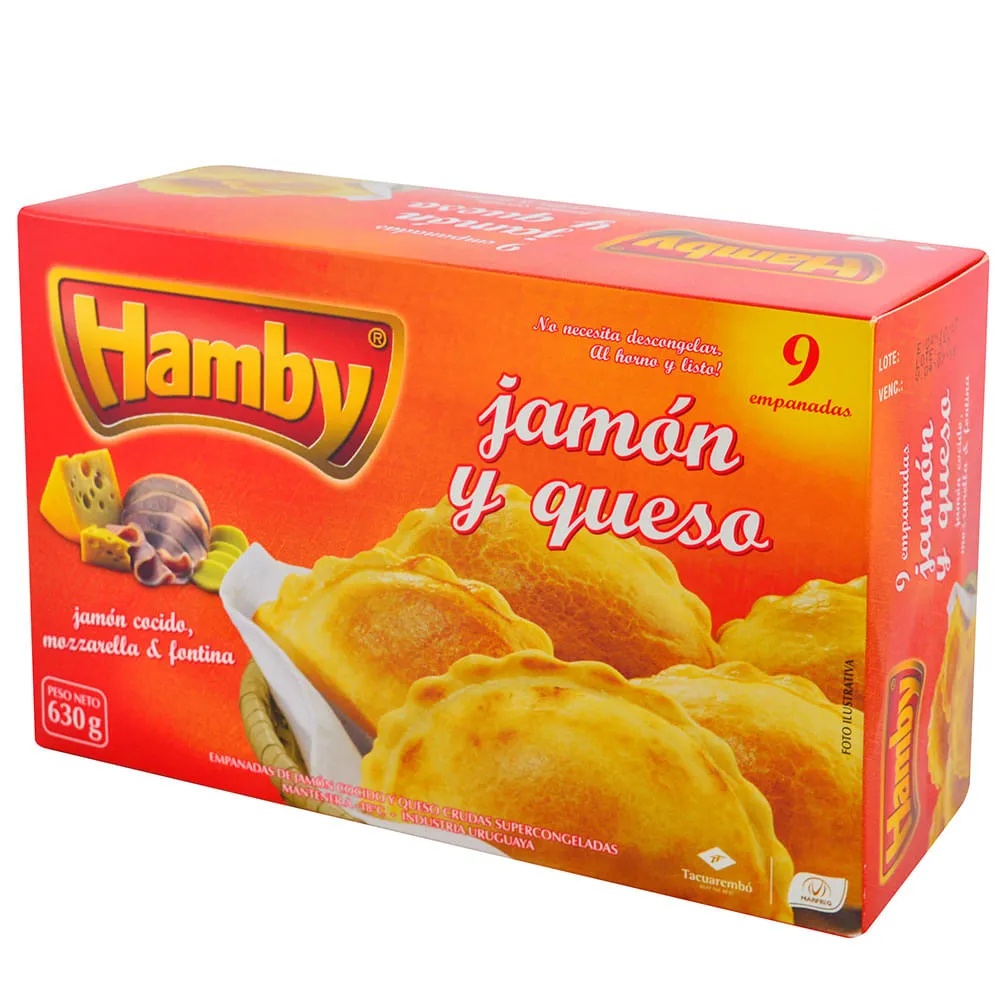 EMPANADAS HAMBY JAMON Y QUESO 9