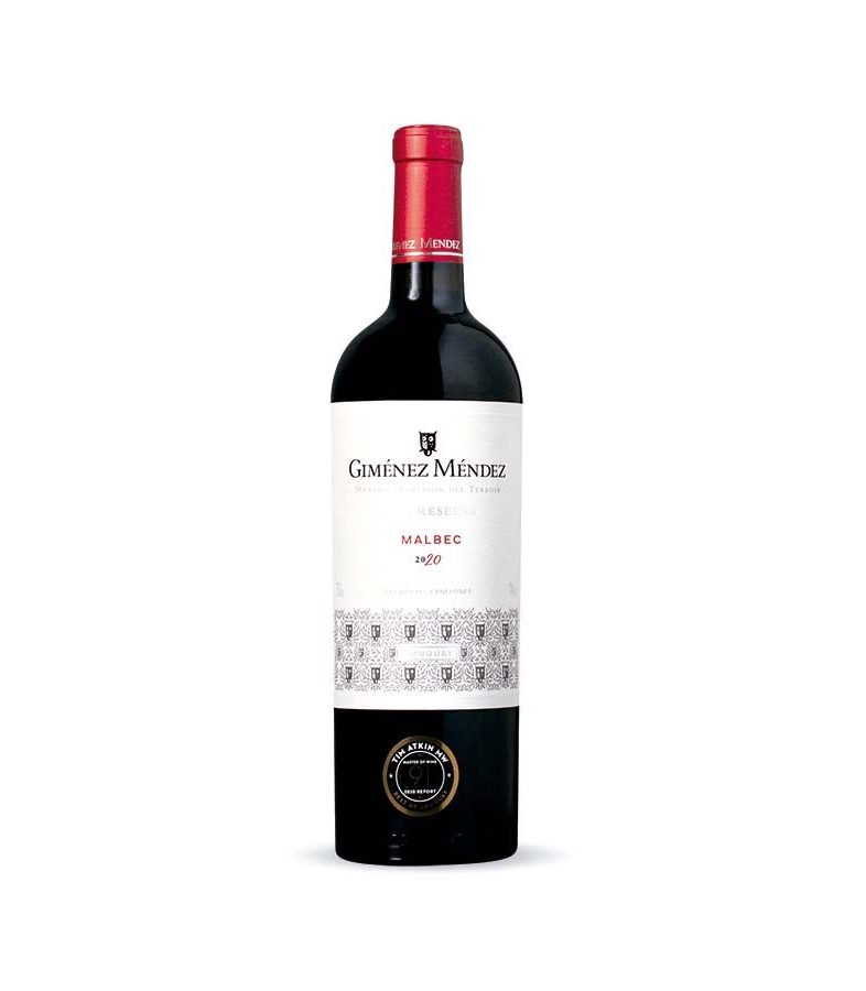 VINO GIMENEZ MENDEZ ALTA RESERVA MALBEC 750 ML.
