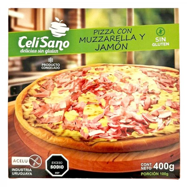 PIZZA MUZZA C/JAMON CELISANO 400GRS