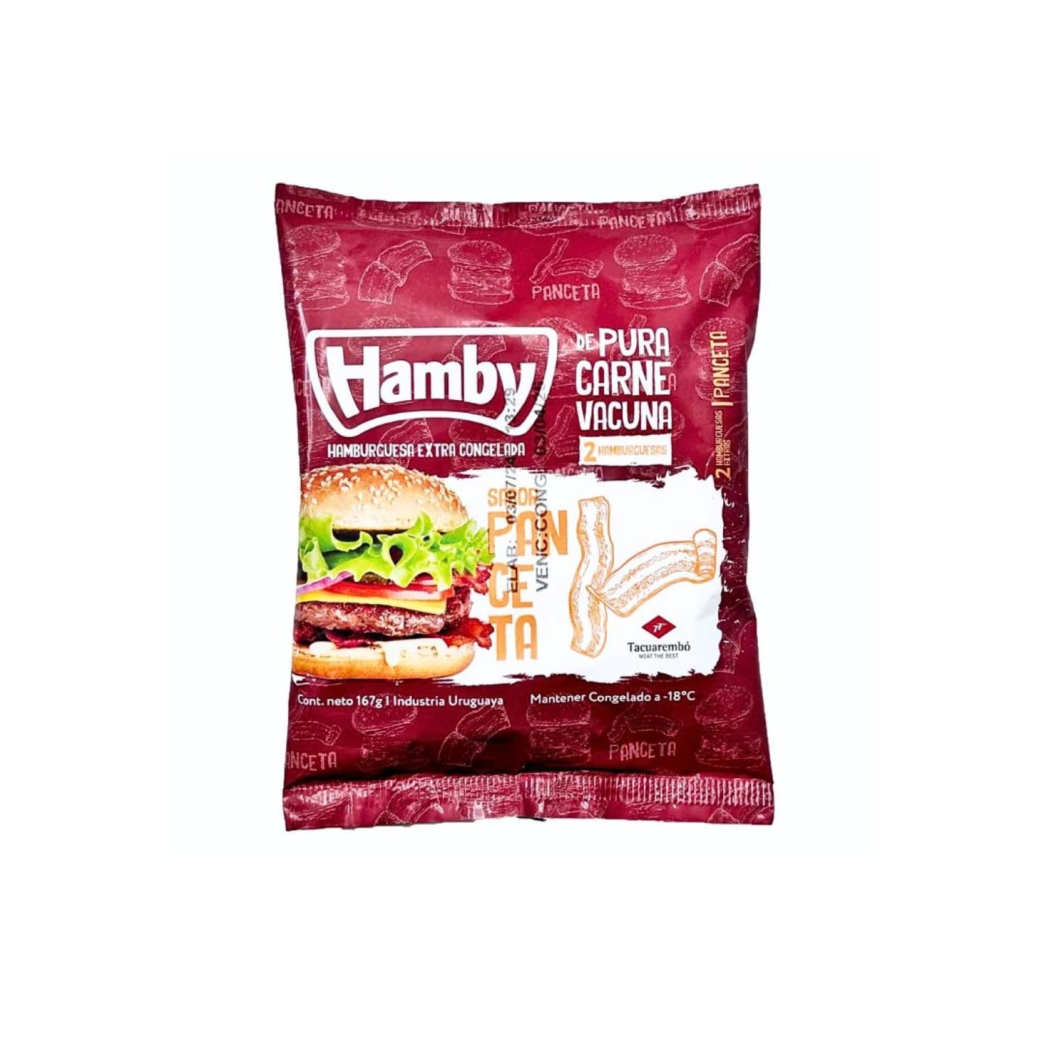 HAMBURGUESA HAMBY PANCETA X2