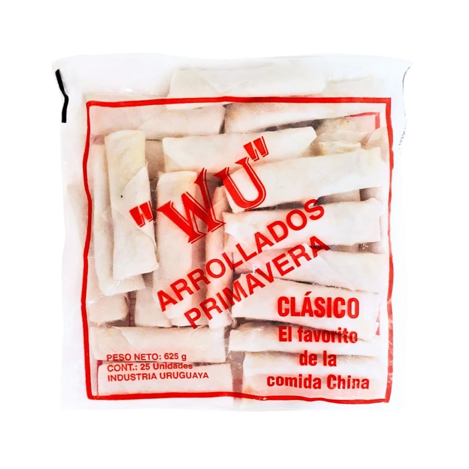 ARROLLADITOS PRIMAVERA WU JAMON 25UN 625GR
