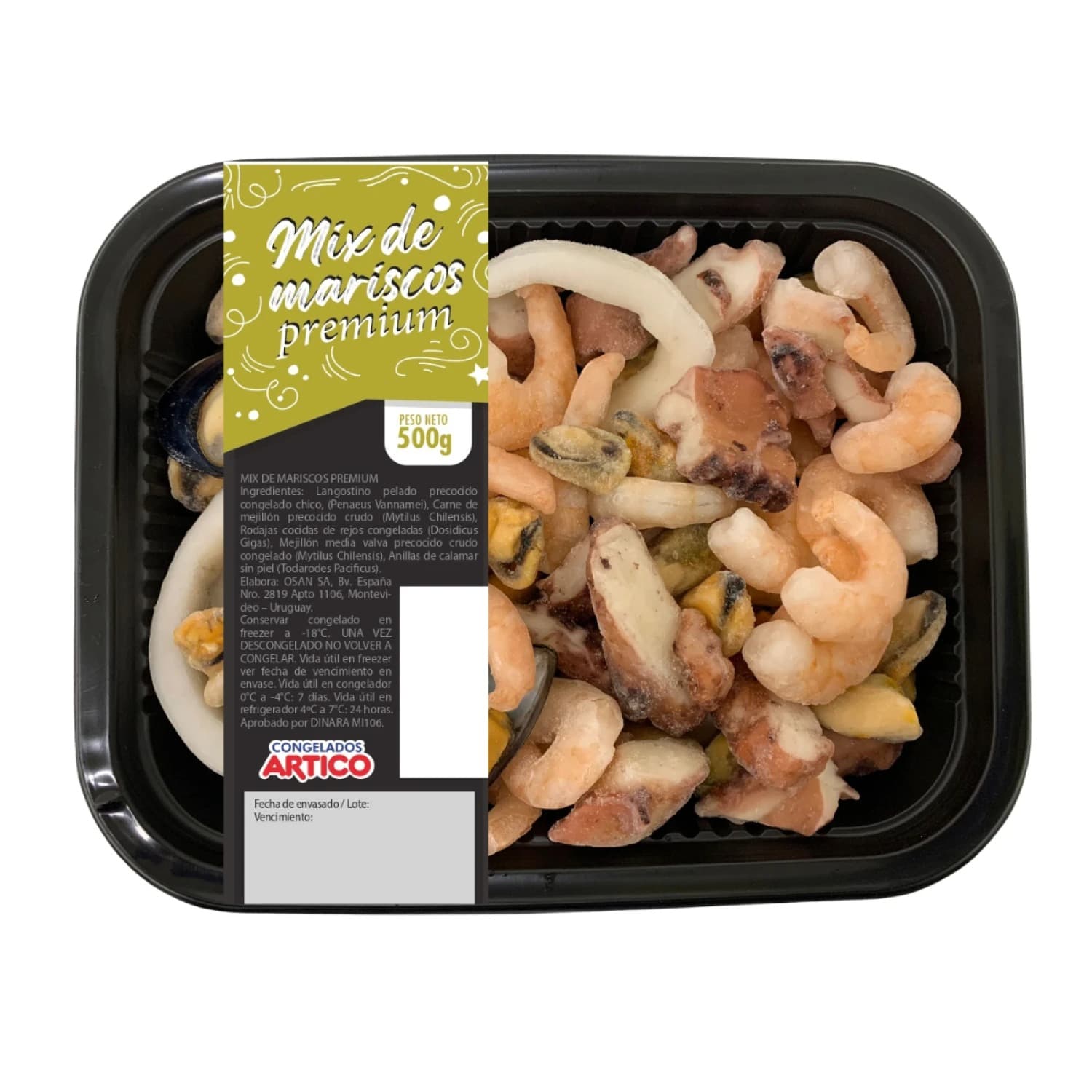 MIX DE MARISCOS 500 GRS.