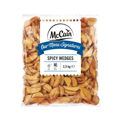 PAPAS MC CAIN WEDGES SAZONADAS 2.5KG