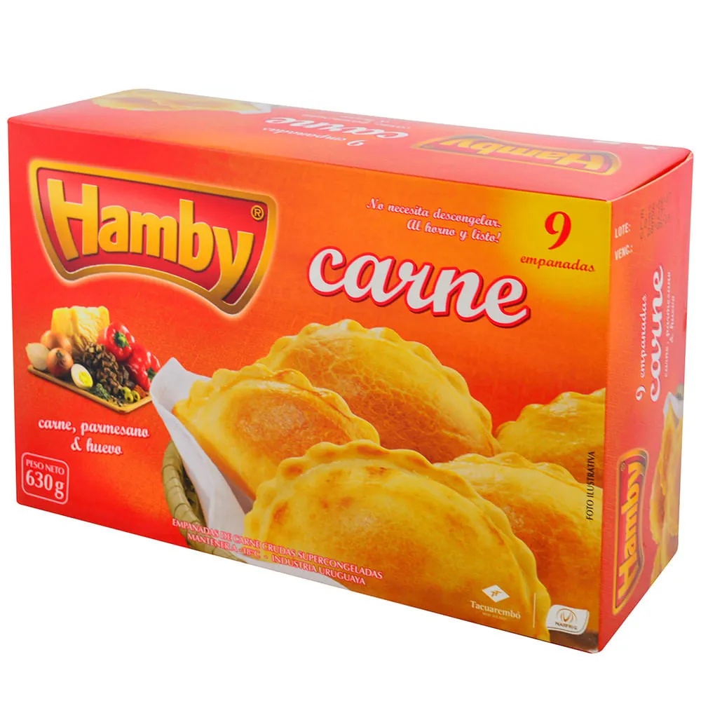 EMPANADAS HAMBY CARNE X9
