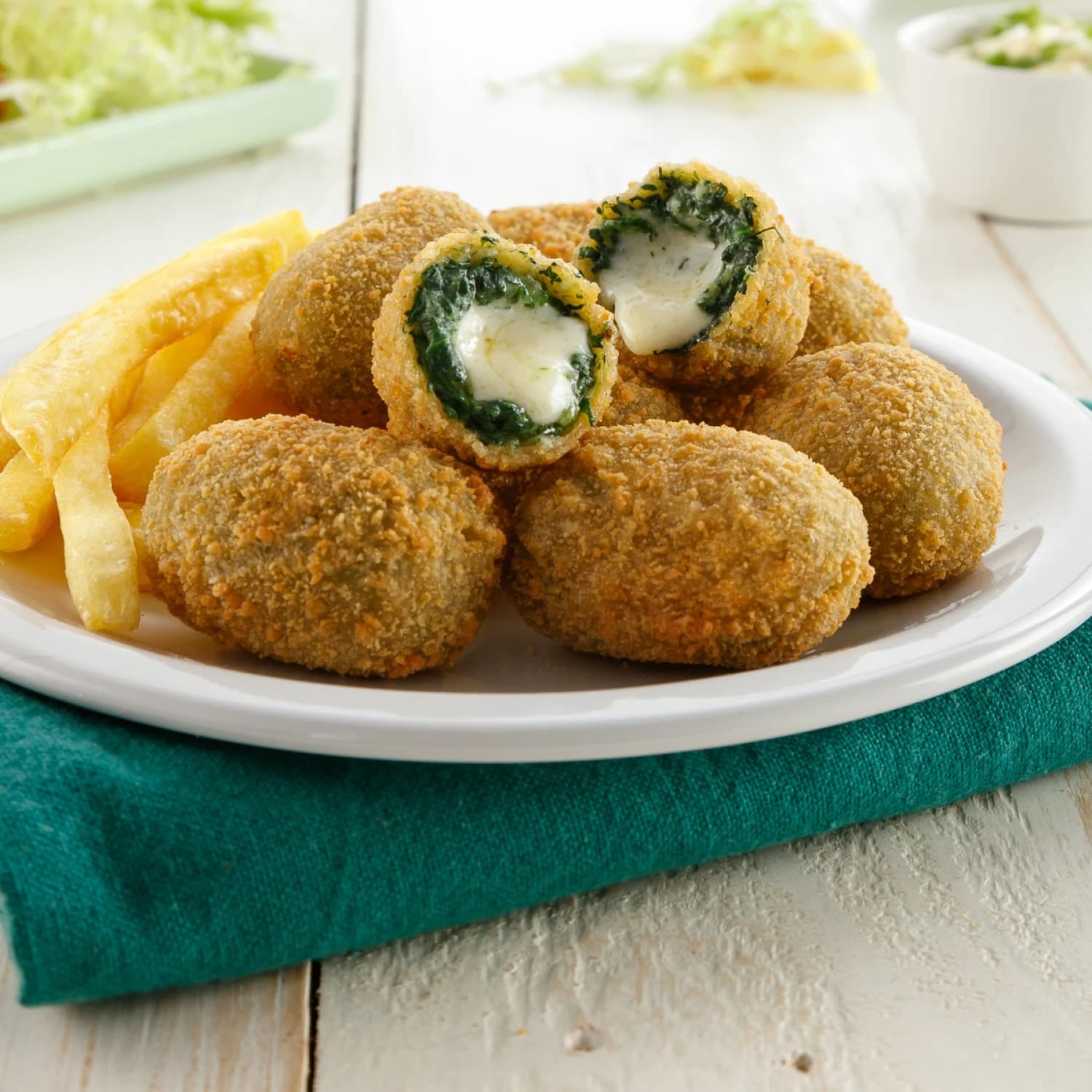 MINI CROQUETAS ESPINACA Y QUESO 1 KG